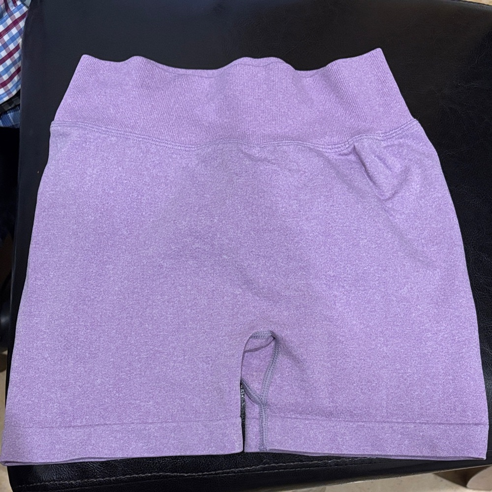 purple workout gym shorts